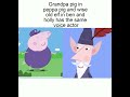 A fact about ben and holly's little kingdom and peppa pig