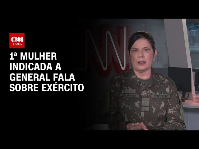 Primeira mulher indicada a general fala à CNN sobre Exército | BASTIDORES CNN
