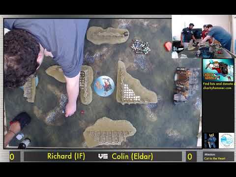 Charity Hammer 2: RTT R2 G1- Richard Siegler's Imperial Fists vs Colin's Eldar