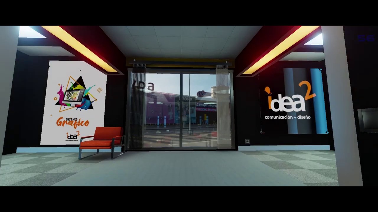 Watch Oficina virtual, showroom, sala de espera. Now Oficina virtual, showroom, sala de espera.