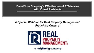 Join Our Real Property Management Franchise Owner Webinar