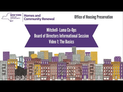 Mitchell Lama Training Videos | Homes and Community Renewal