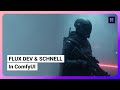 FLUX FLUX FLUX DEV SCHNELL Model With LORA In ComfyUI AI