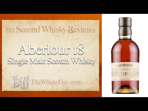 Aberlour 18 - 60 Second Whisky Review #084