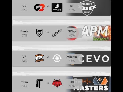 G2 vs AT/ Penta vs GPlay/ Virtus.pro vs x6tence/ Titan vs HR | 6th of May 2015