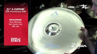 Video thumbnail for SoundLab - 21" A Custom 20th Anniversary Ride by Avedis Zildjian Company