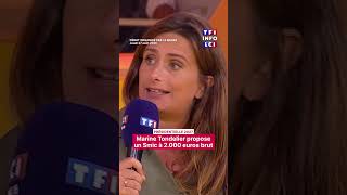 Marine Tondelier propose un Smic à 2.000 euros brut｜TF1 INFO