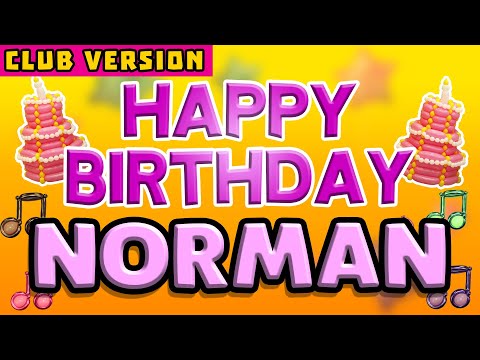 Happy Birthday NORMAN | POP Version 2 | The Perfect POP Birthday Song for NORMAN | CLUB VERSION