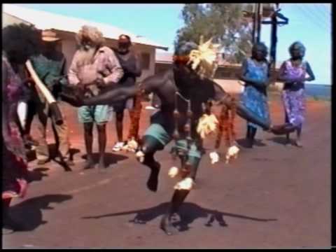 Aboriginal traditional dance in Numbulwar, Australia