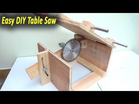 Easy Ideas DIY Table Saw With 775 Motor