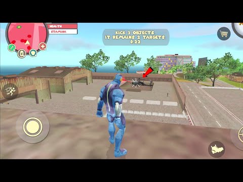 Rope Hero: Vice Town (Purchase Cyclops Glasses) Laser Glass Destore Helicopter - Android Gameplay HD