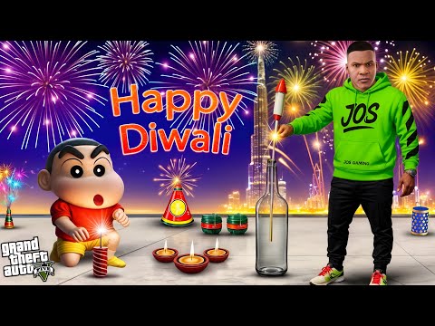FRANKLIN & SHINCHAN Celebrate CRAZY DIWALI FIREWORKS in GTA 5!
