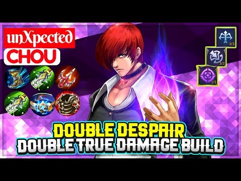 Double Despair Double True Damage Build [ unXpected Chou ] Mobile Legends Video