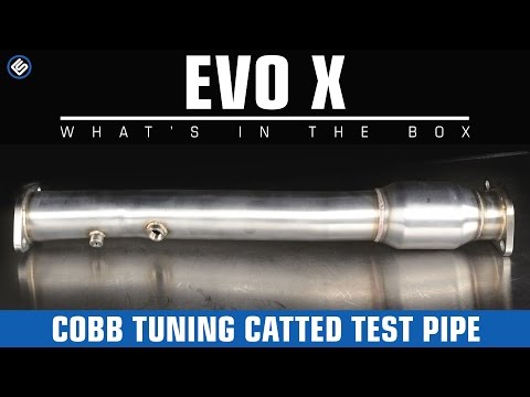 COBB Tuning Catted Test Pipe - 08-15 Mitsubishi Evo X / Ralliart - What's In The Box?