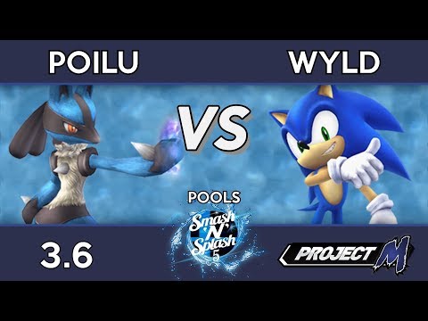 Poilu (Lucario) vs Wyld (Sonic) - Smash 'N' Splash 5 Pools