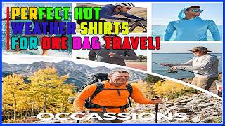 Perfect Hot Weather SHIRTS for one bag travel! STOP Wearing Cotton! The ONLY 5 Shirts You Need