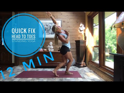 10 Min Standing Stretches 💜 The Quick Fix - Head to Toes