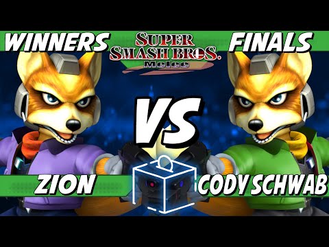 Coinbox 54 - Zion (Fox) vs Cody Schwab (Fox) Winners Finals - Smash Melee
