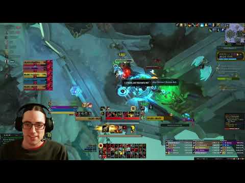 ++16 Necrotic Wake (11.0K DPS Bursting Volcanic) S2 251 ilvl Kyrian Arms Warrior Mythic+ WoW 9.1.5