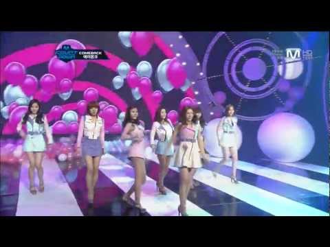 Live HD | 120510 APink - HUSH @M! Countdown
