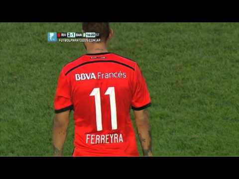 El Malevo se fue expulsado.River 3 Banfield 2.Fecha 18.Torneo Primera División 2014.FPT