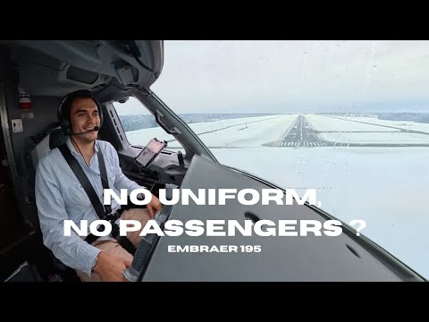 Flying without the Uniform | Cockpit View Embraer 195