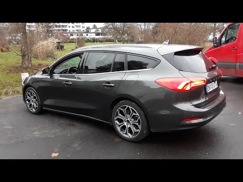 2019 Ford Focus Turnier 1.0 Ecoboost 125 Titanium startup, engine and in-depth tour
