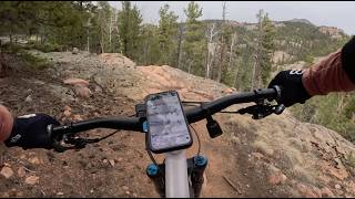 Chimney Rock - blue tech at Staunton State Park - Pine - Colorado