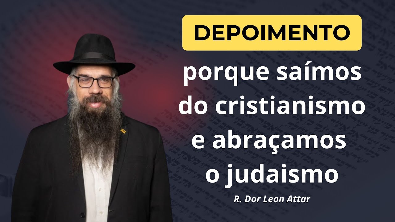 Casal conta a sua historia que vai te inspirar! depoimento com R. Dor Leon Attar #judaismo #biblia