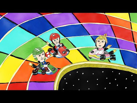 N64 Rainbow Road with Lyrics
