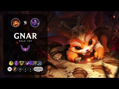 Gnar Top vs Kennen - KR Master Patch 13.9