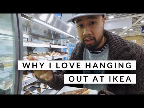 Spending the Evening at Ikea + Eating Daim Almond Cake