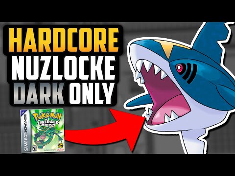 CAN I BEAT A POKÉMON EMERALD HARDCORE NUZLOCKE WITH ONLY DARK TYPES!? (Pokémon Challenge)