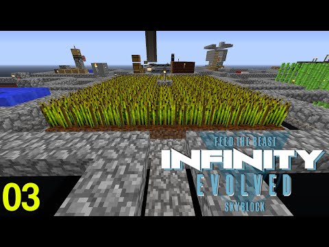 Infinity Evolved Expert Skyblock 03 - Learning to Agricraft