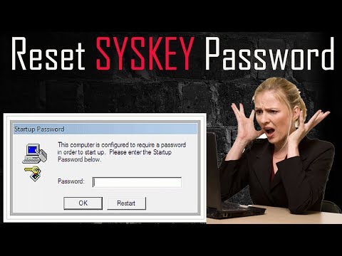 How to remove syskey password