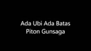 Download lagu Ada ubi ada batas piton gunsaga mp3 Download lagu Ada ubi ada batas piton gunsaga mp3