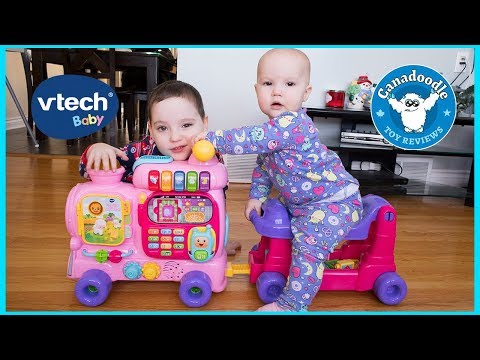 Каталка Ходунки VTech Sit-to-Stand Ultimate Alphabet Train, Паровозик - фото 1 - id-p2092779101