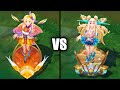 Star Guardian Seraphine vs Ocean Song Seraphine Skins Comparison (League of Legends)
