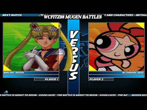 WCFITZ88 MUGEN Battles | Sailor Moon vs Blossom MVC