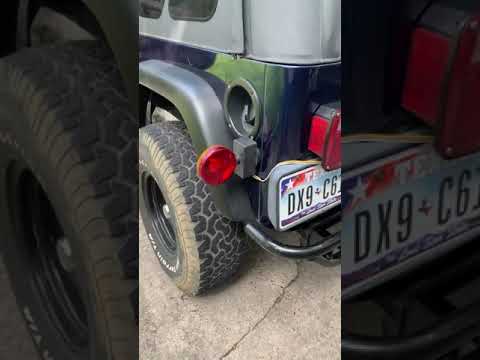 Flat tow Jeep Wrangler TJ behind a truck