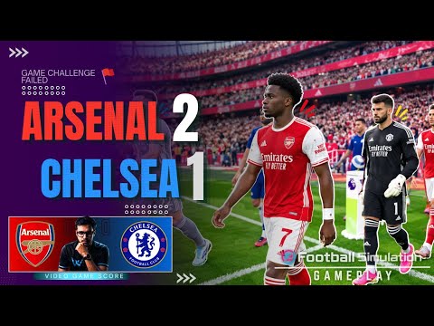 Arsenal 2 vs 1 Chelsea (Highlights) | Premier League 2026/27 | Simulation Gameplay & Stat Discussion
