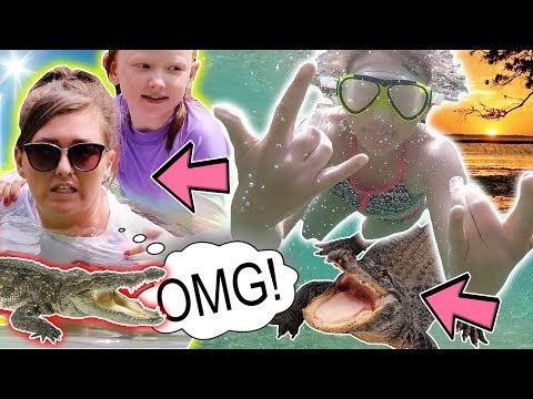 SWIMMING IN ALLIGATOR INFESTED WATERS! FLORIDA DAY 4!