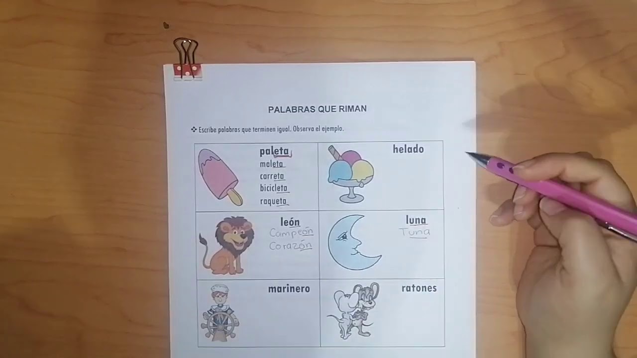 Rimas y coplas. Tiempo de leer... Clase de Lengua Materna Español 2°