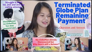 Terminated GlobePlan with Remaining Balance? | Closing my GlobePlan Account | Charisma Mae