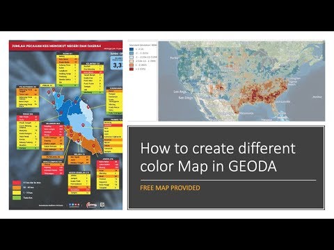 How to use Geoda in making differential color map disease outbreak