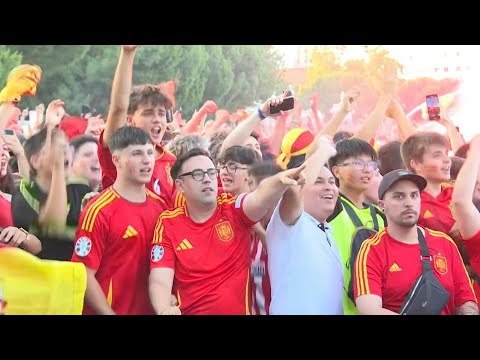 Fans in Madrid go wild as Spain equalise with France | AFP