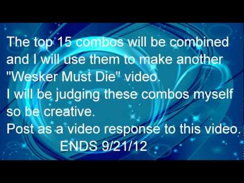 Wesker Must Die combo challenge