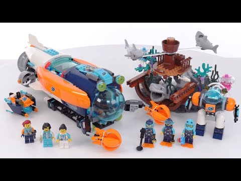 LEGO City Deep Sea Explorer review! 🦈 Large main build, decent terrain build, big shark!