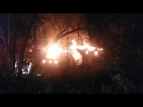 The scene at massive house fire in Boxford.