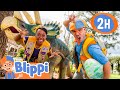 Blippi S Dinosaur Egg Hunt Learn About Dinosaurs With Blippi And Meekah FULL MOVIE